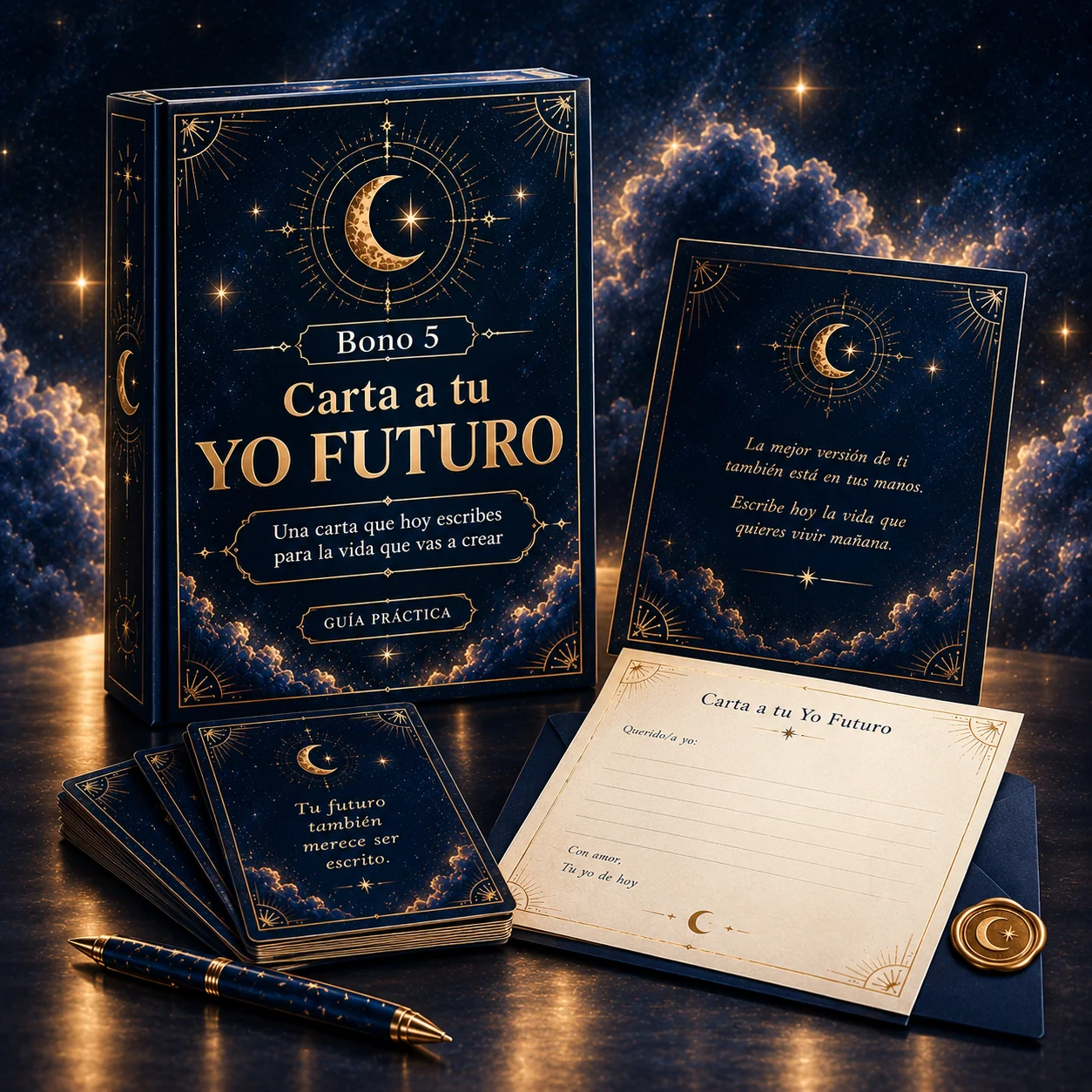 Mockup de la guía práctica Carta a tu Yo Futuro